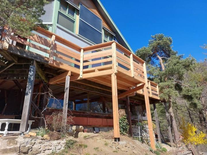 Création terrasse en bois Montmaur